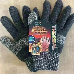 Heat Trendz‎ Heat Zone 3.2 TOG Brown Thermal Gloves One Size